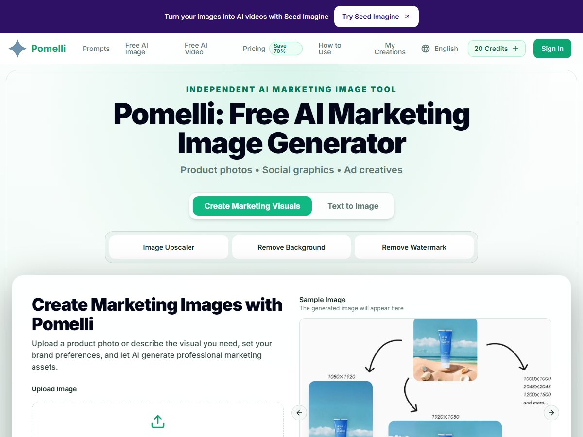 Pomelli screenshot