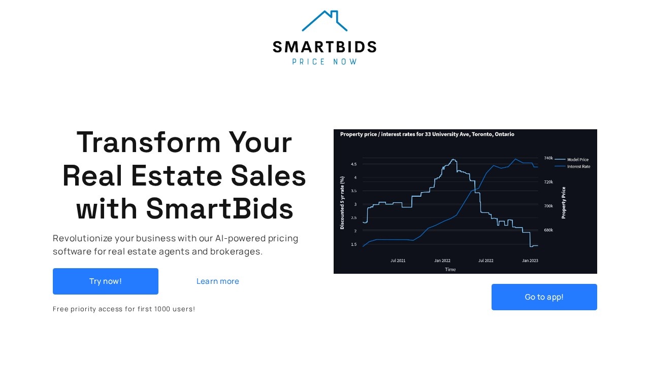 Smartbids AI screenshot