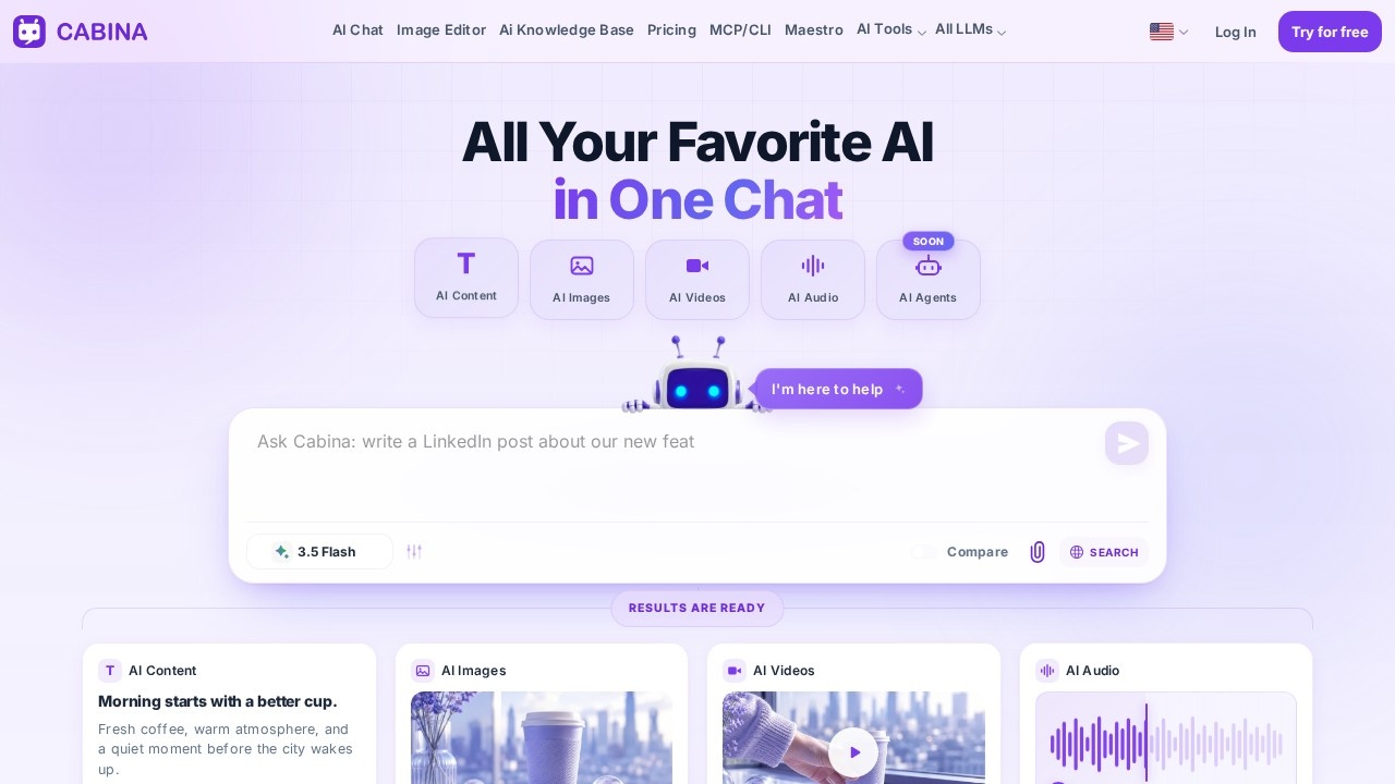 Cabina AI screenshot