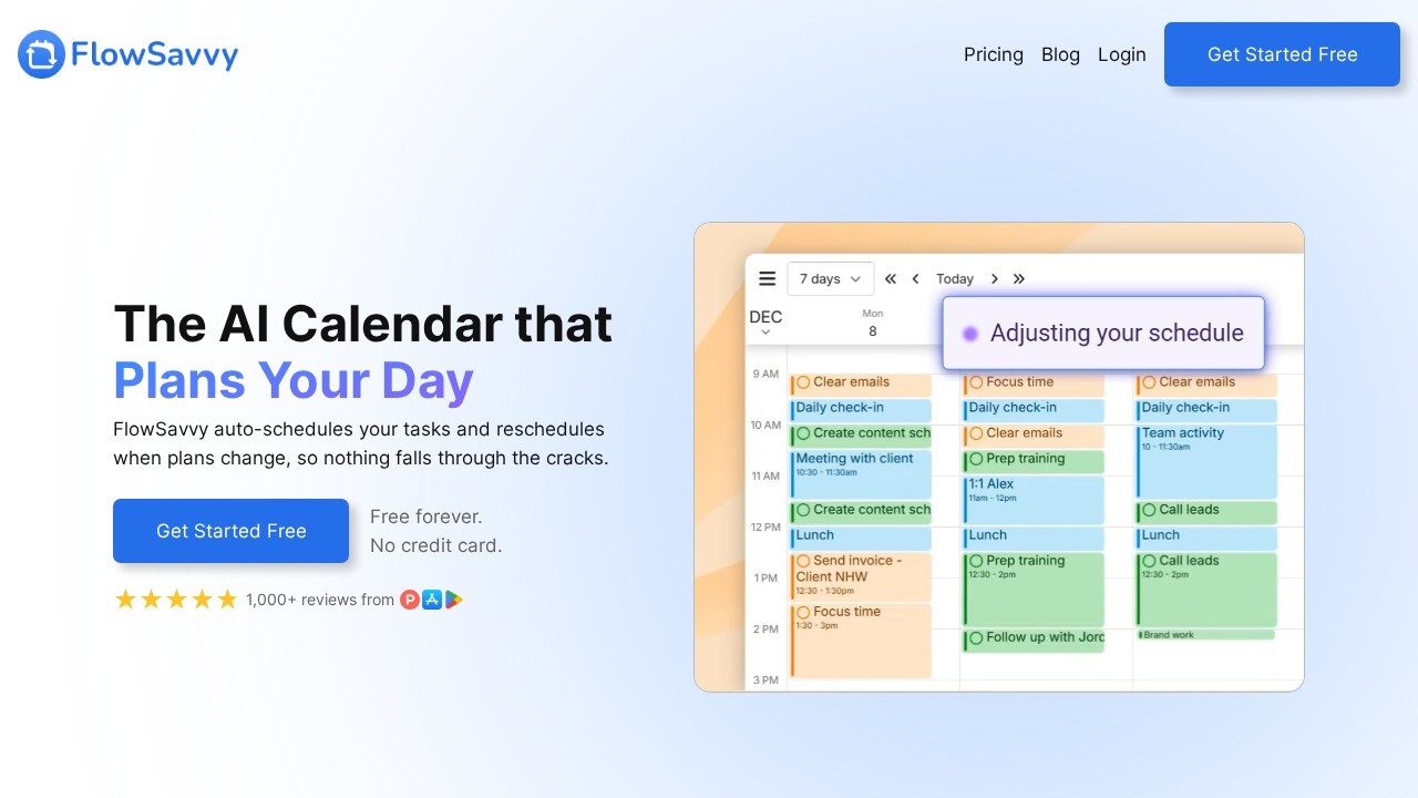 Flowsavvy screenshot