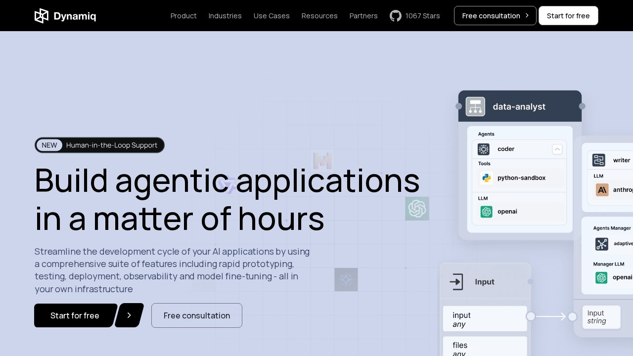 Dynamiq screenshot