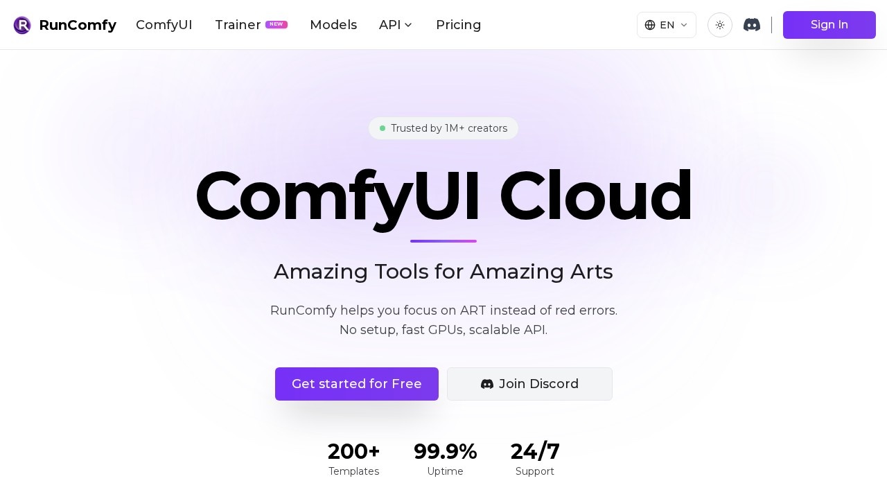 Runcomfy screenshot