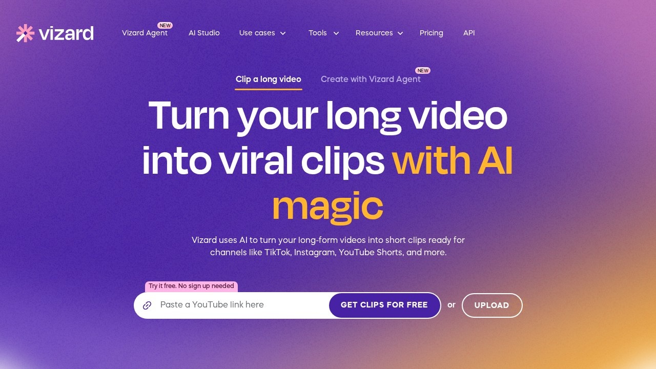 Vizard screenshot