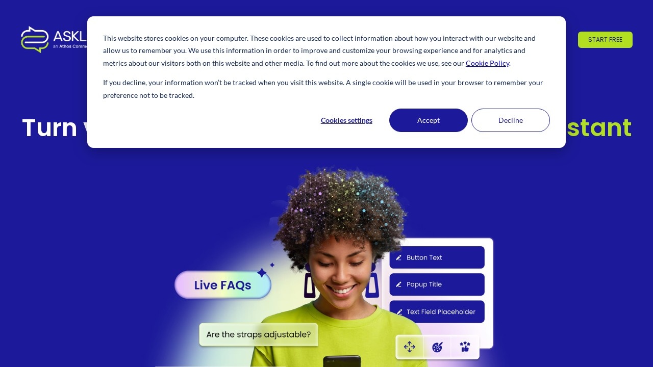 Asklo AI screenshot