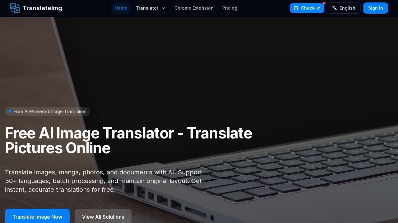 Image Translator Manga Translator screenshot