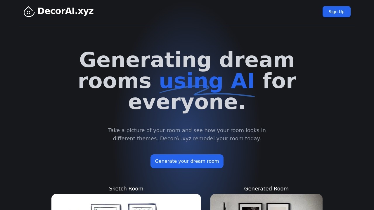 Decorai Xyz screenshot