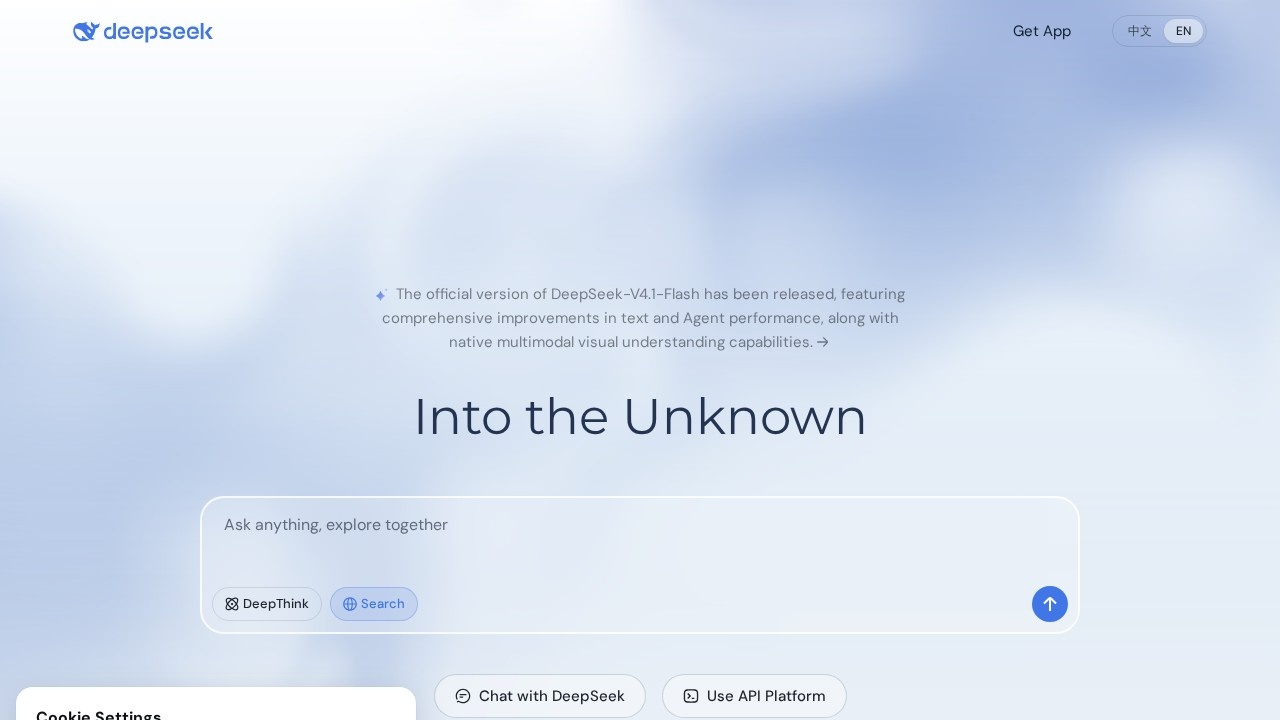 DeepSeek screenshot